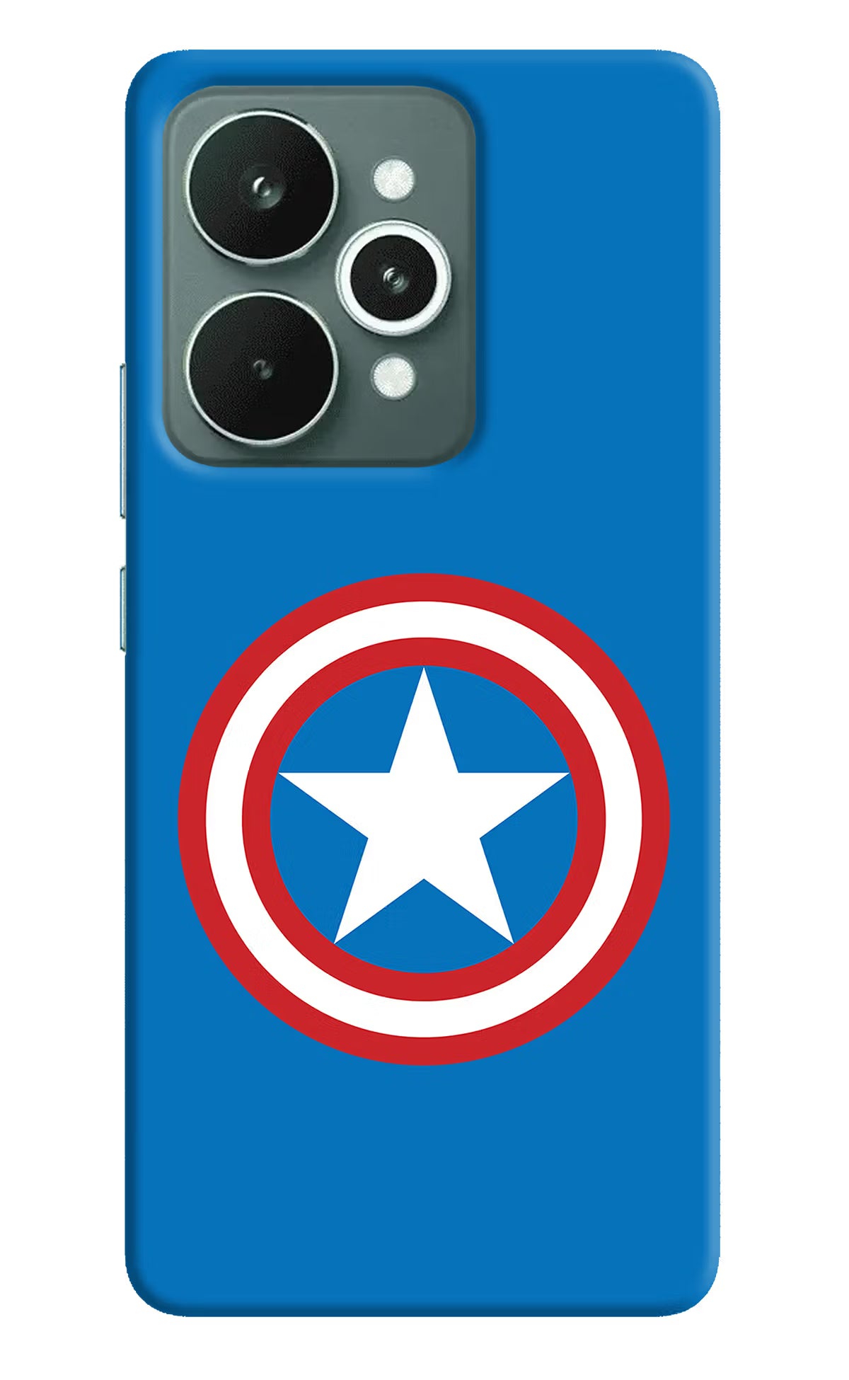 Captain America Logo Realme 15 Hard Case Back Cover by Casekaro