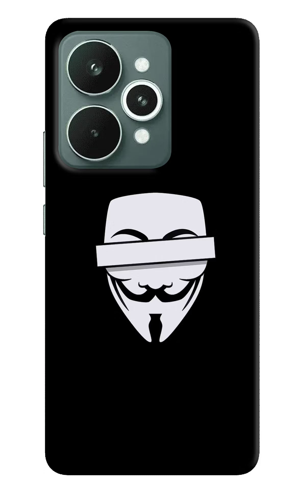 Anonymous Face Realme 15 Hard Case Back Cover by Casekaro