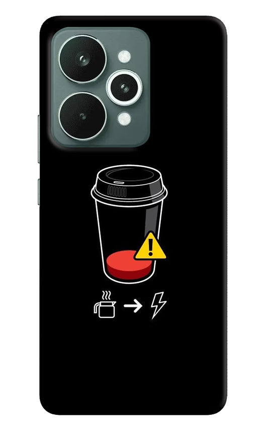 Coffee Realme 15 Hard Case Back Cover by Casekaro