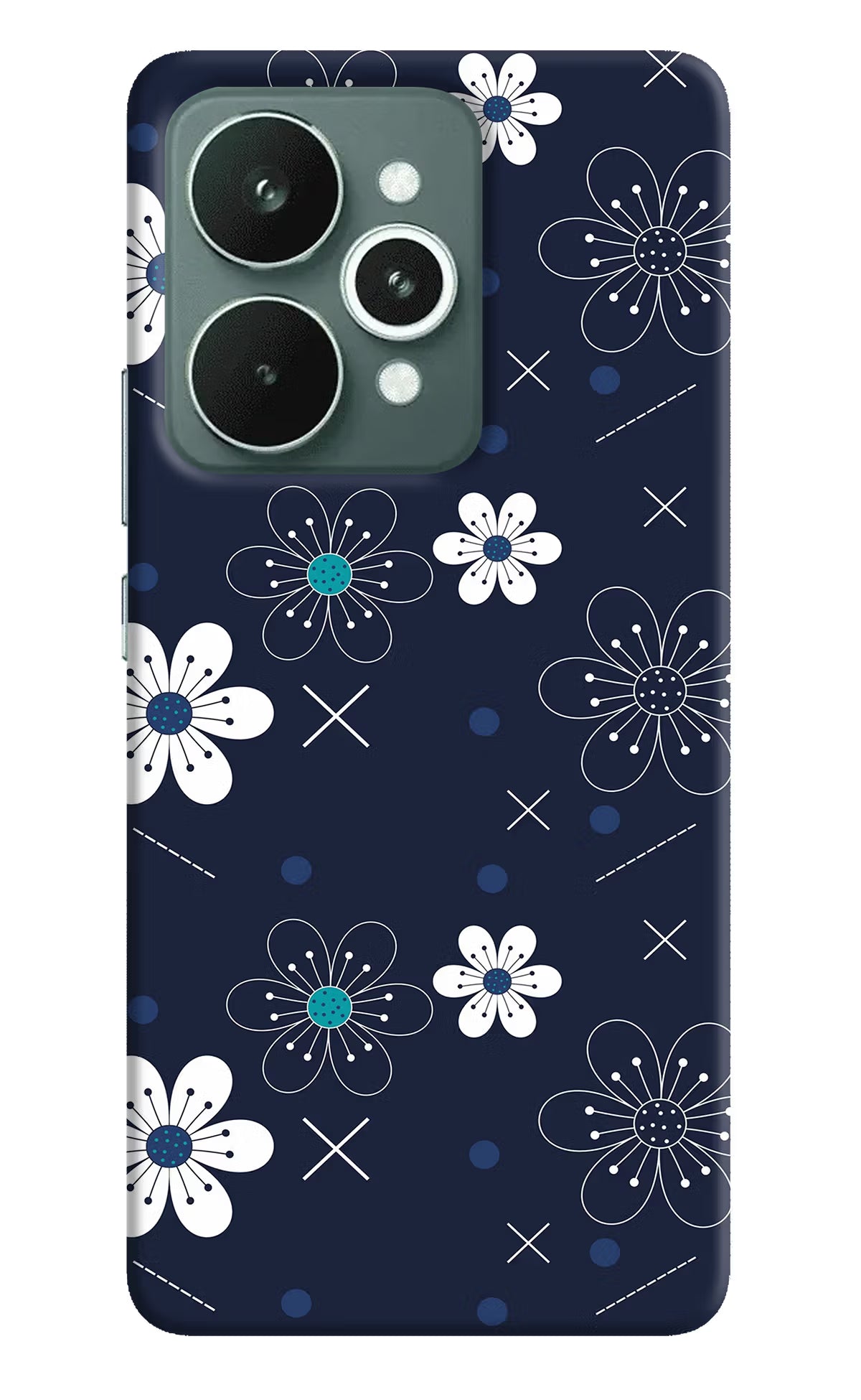 Flowers Realme 15 Hard Case Back Cover by Casekaro