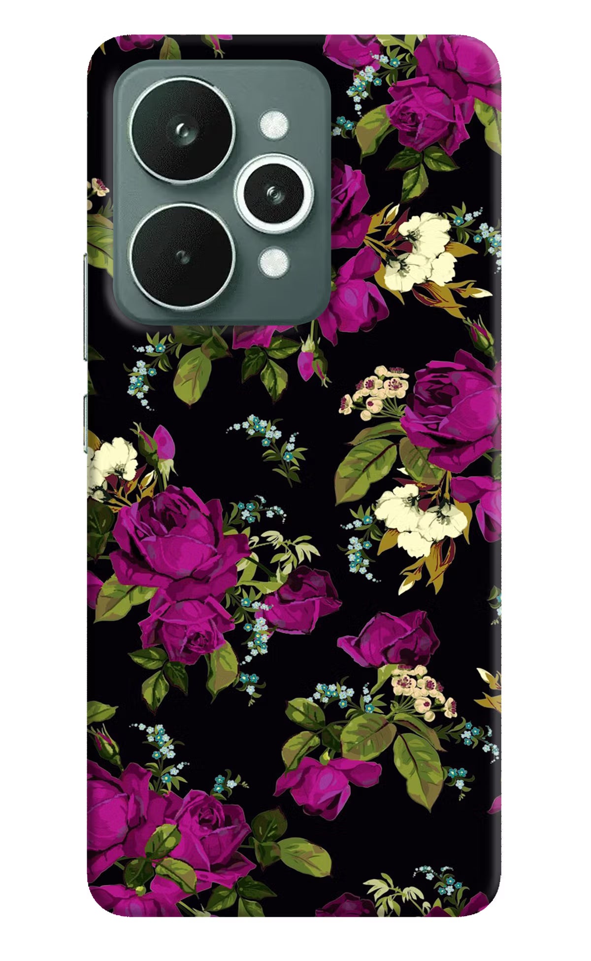 Flowers Realme 15 Hard Case Back Cover by Casekaro
