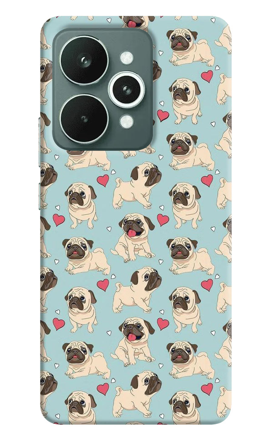 Pug Dog Realme 15 Back Cover, Hard case
