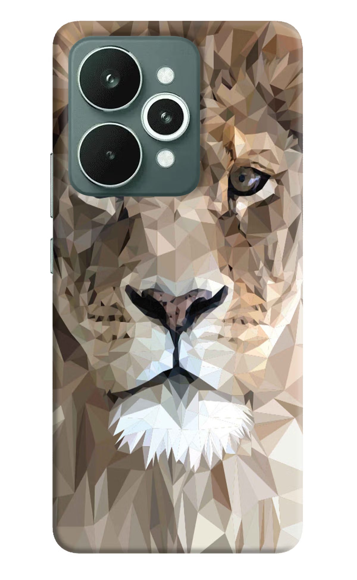 Lion Art Realme 15 Hard Case Back Cover by Casekaro