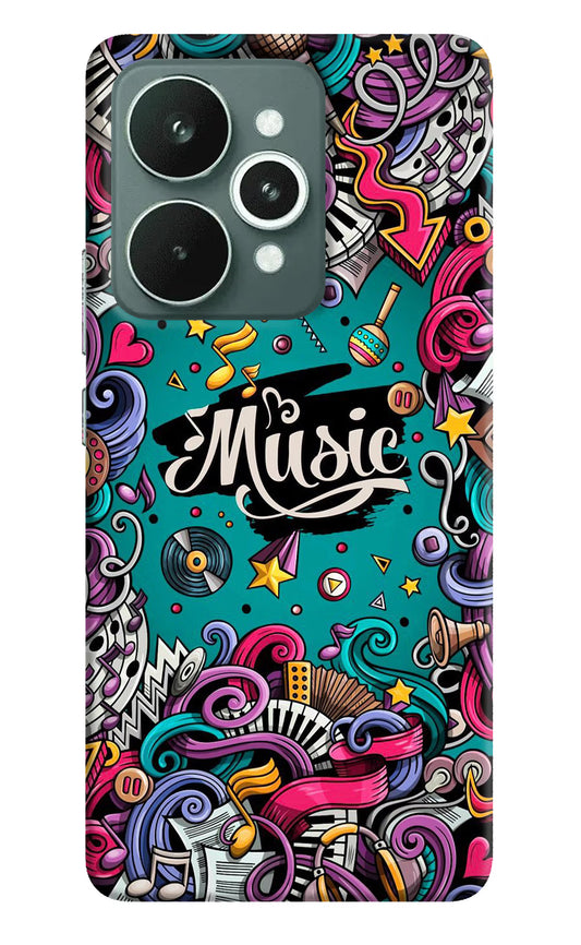 Music Graffiti Realme 15 Hard Case Back Cover by Casekaro