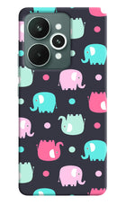 Elephants Realme 15 Hard Case Back Cover by Casekaro