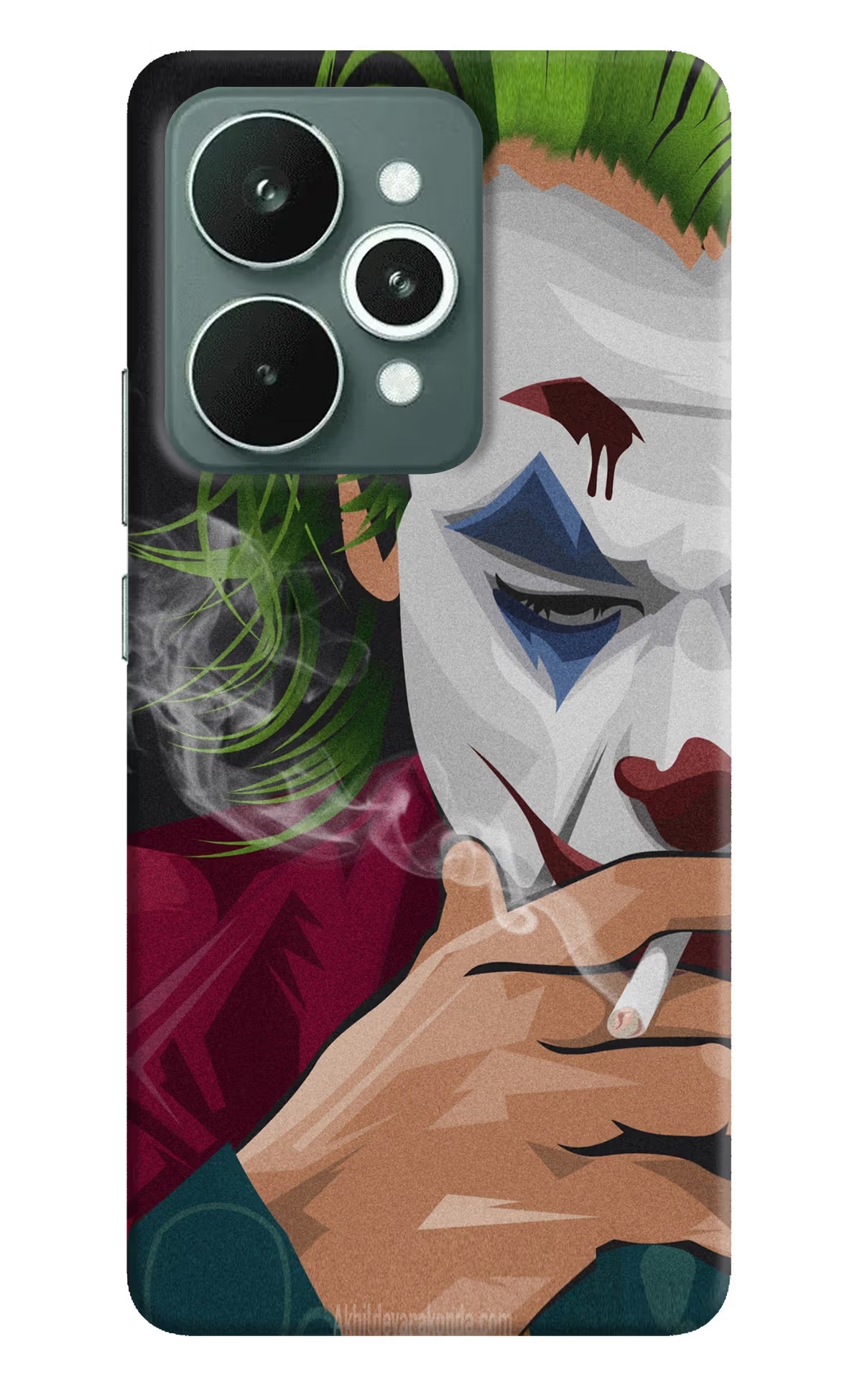 Joker Smoking Realme 15 Hard Case Back Cover by Casekaro