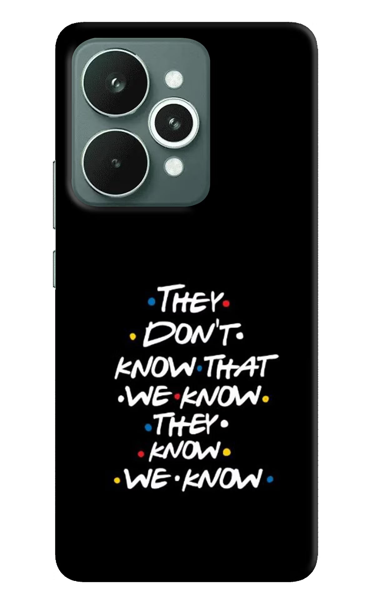 FRIENDS Dialogue Realme 15 Hard Case Back Cover by Casekaro