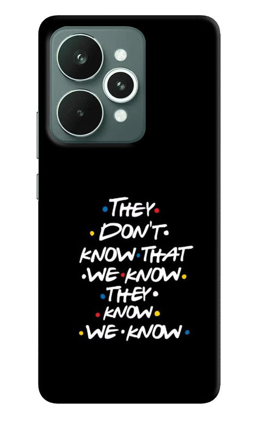FRIENDS Dialogue Realme 15 Hard Case Back Cover by Casekaro