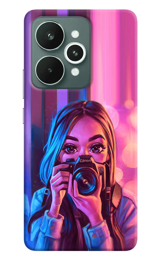 Girl Photographer Realme 15 Hard Case Back Cover by Casekaro