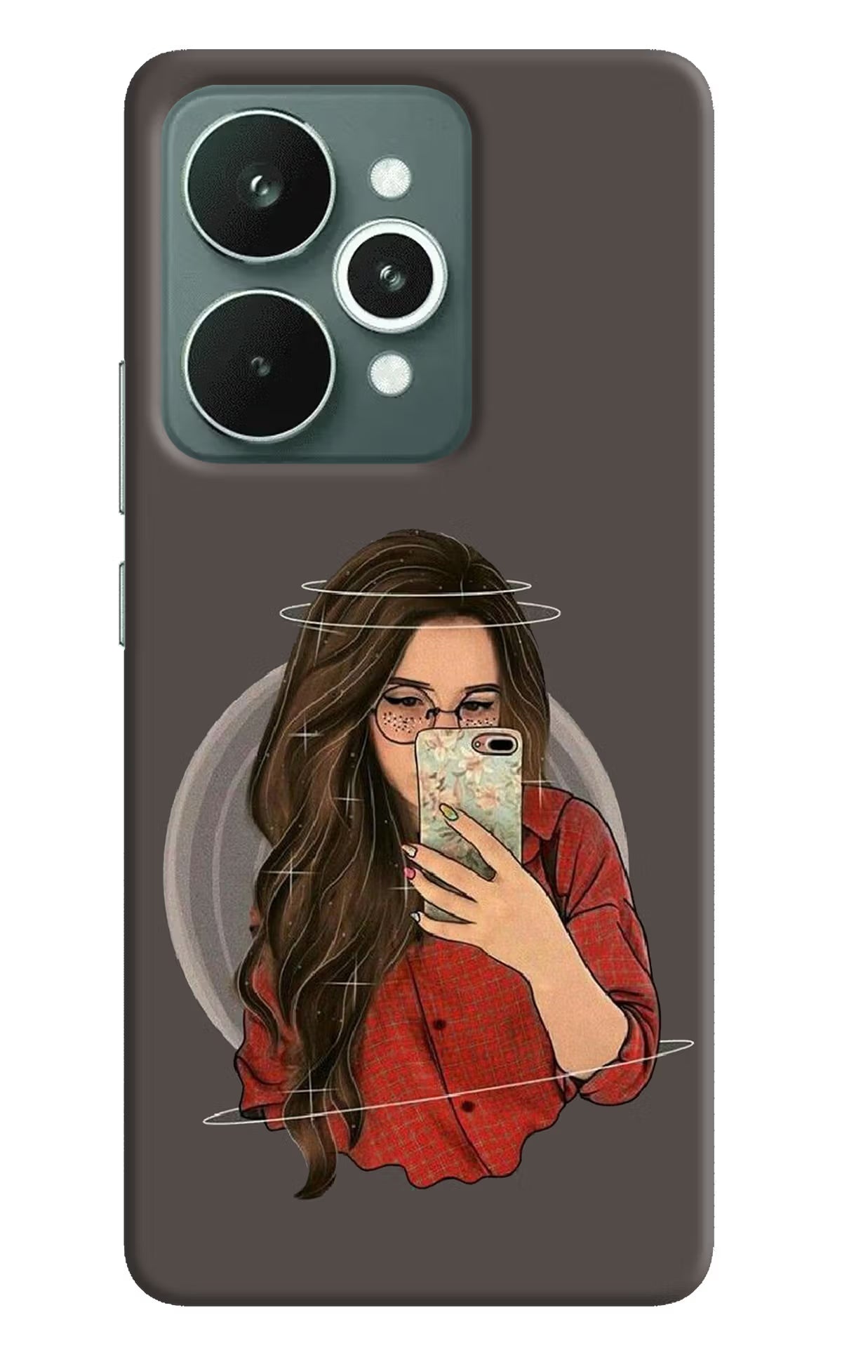 Selfie Queen Realme 15 Hard Case Back Cover by Casekaro
