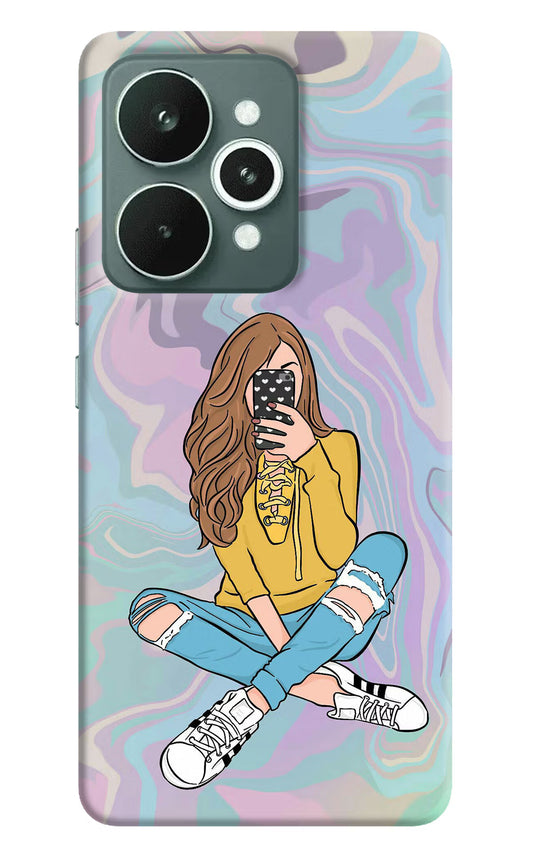 Selfie Girl Realme 15 Hard Case Back Cover by Casekaro