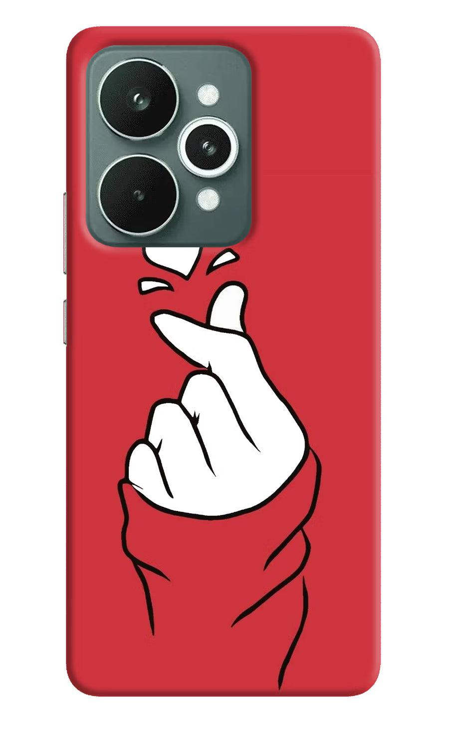Korean Love Sign Realme 15 Back Cover, Hard case