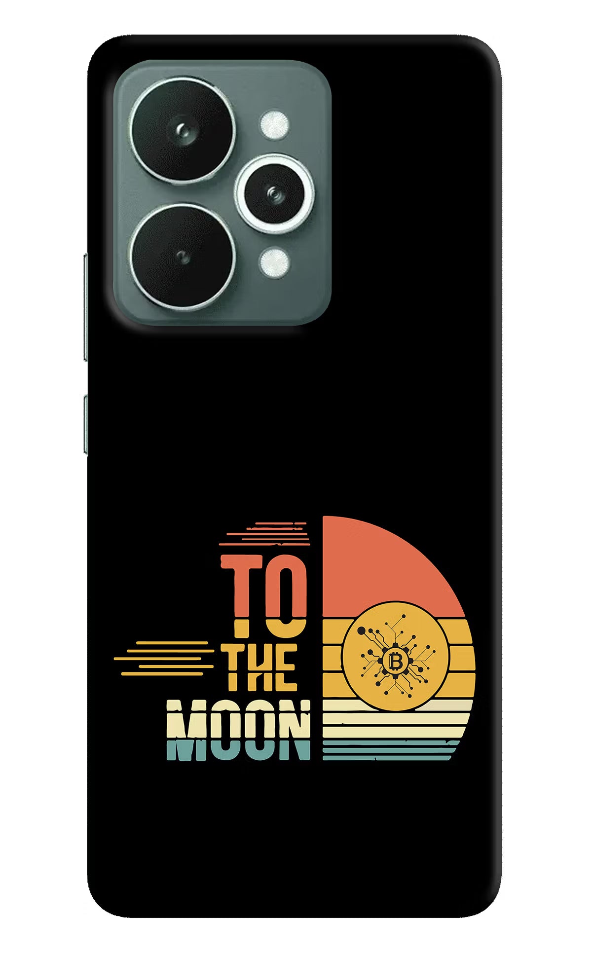 To the Moon Realme 15 Hard Case Back Cover by Casekaro