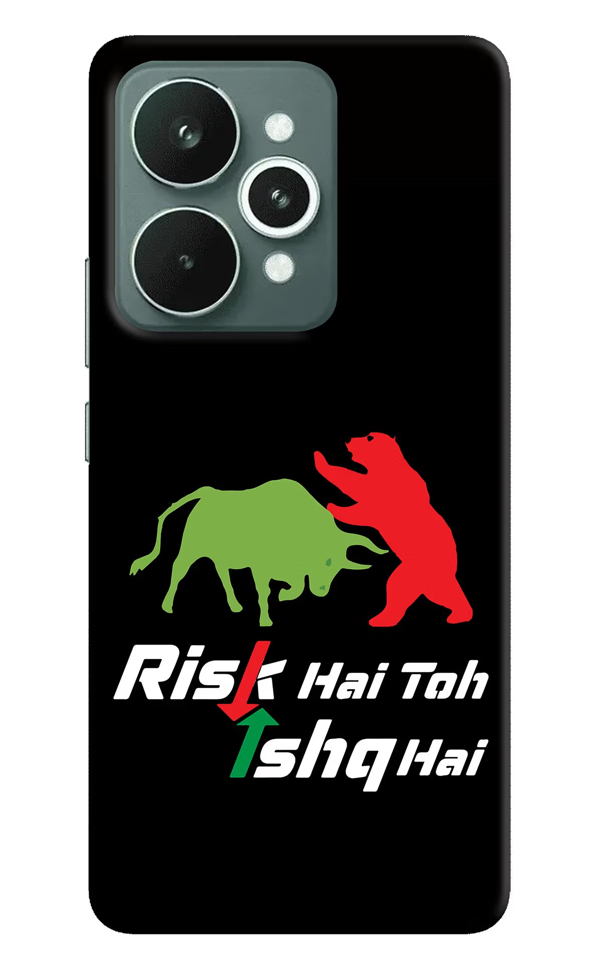 Risk Hai Toh Ishq Hai Realme 15 Hard Case Back Cover by Casekaro