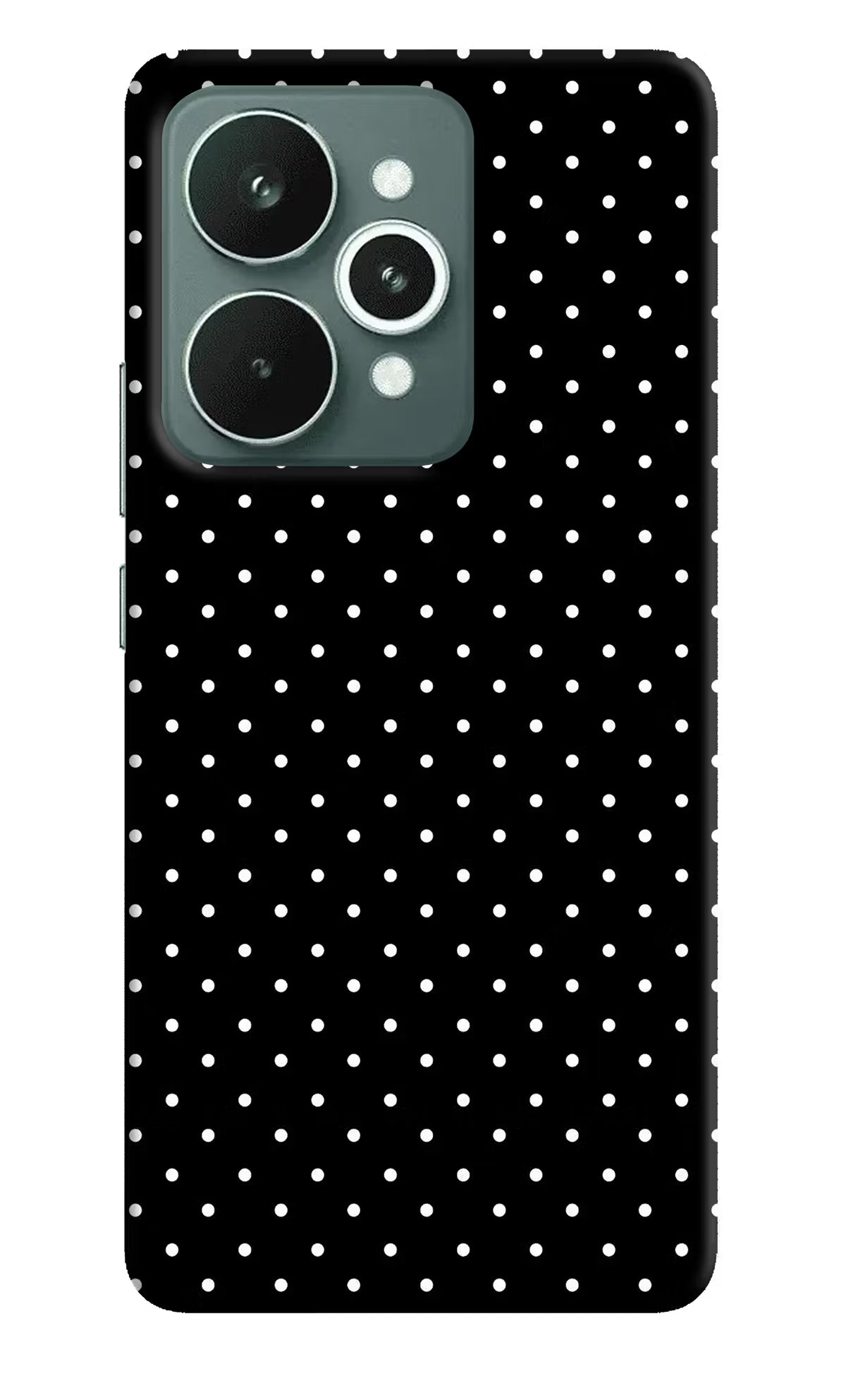 White Dots Realme 15 Hard Case Back Cover by Casekaro