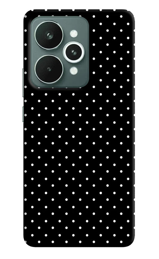 White Dots Realme 15 Hard Case Back Cover by Casekaro