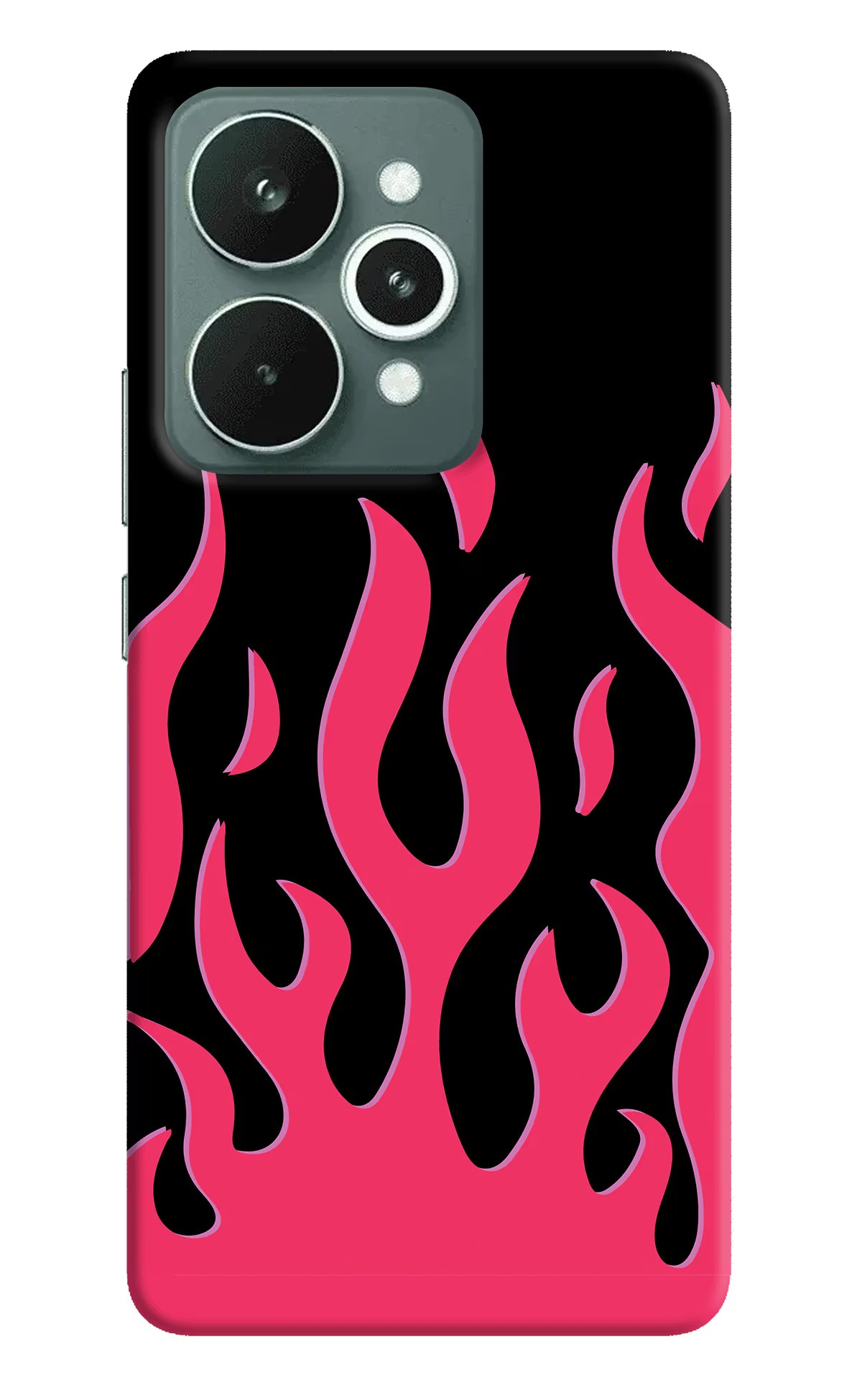 Fire Flames Realme 15 Hard Case Back Cover by Casekaro