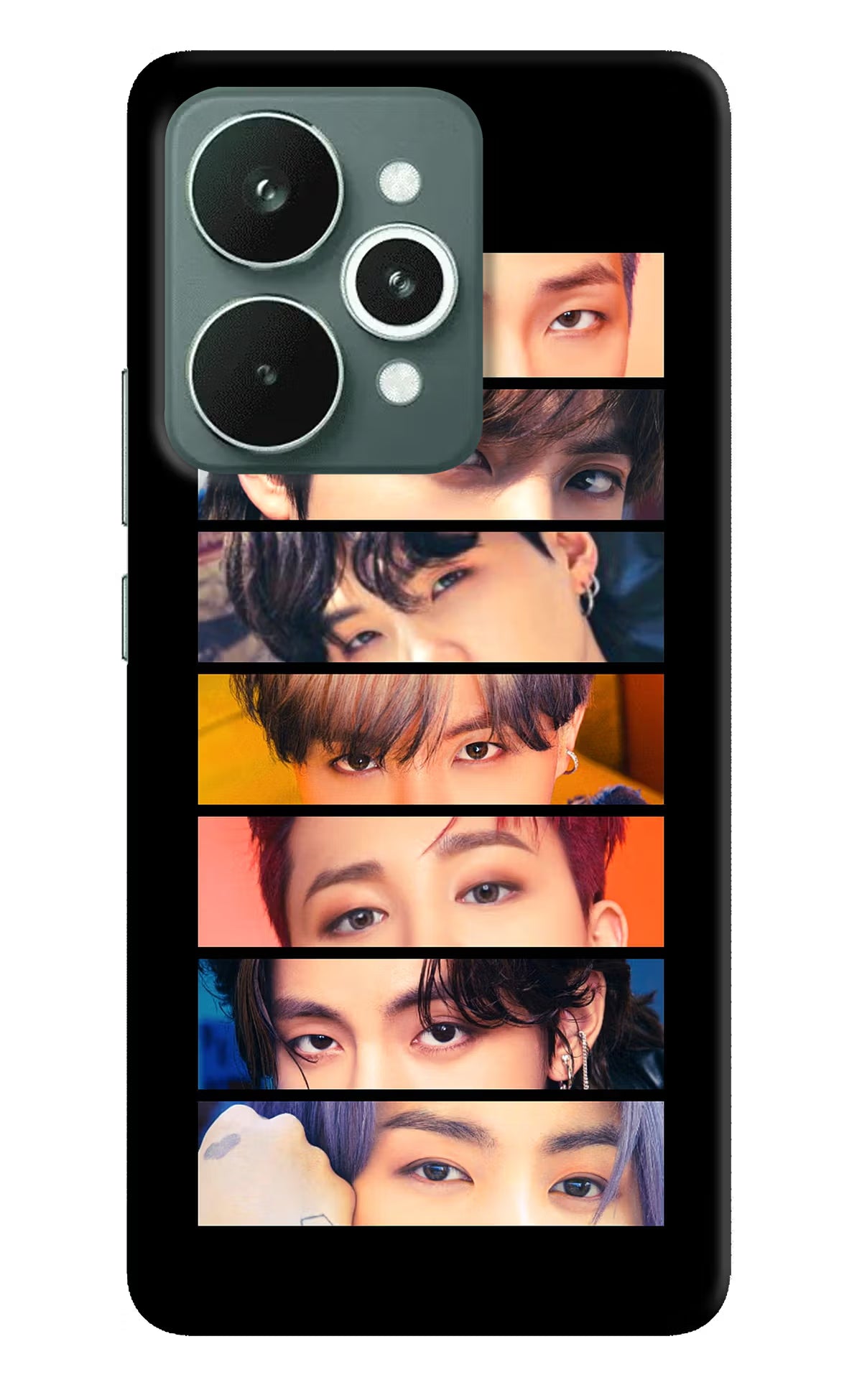 BTS Eyes Realme 15 Hard Case Back Cover by Casekaro