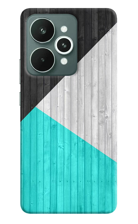Wooden Abstract Realme 15 Hard Case Back Cover by Casekaro
