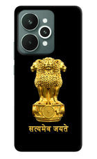 Satyamev Jayate Golden Realme 15 Hard Case Back Cover by Casekaro
