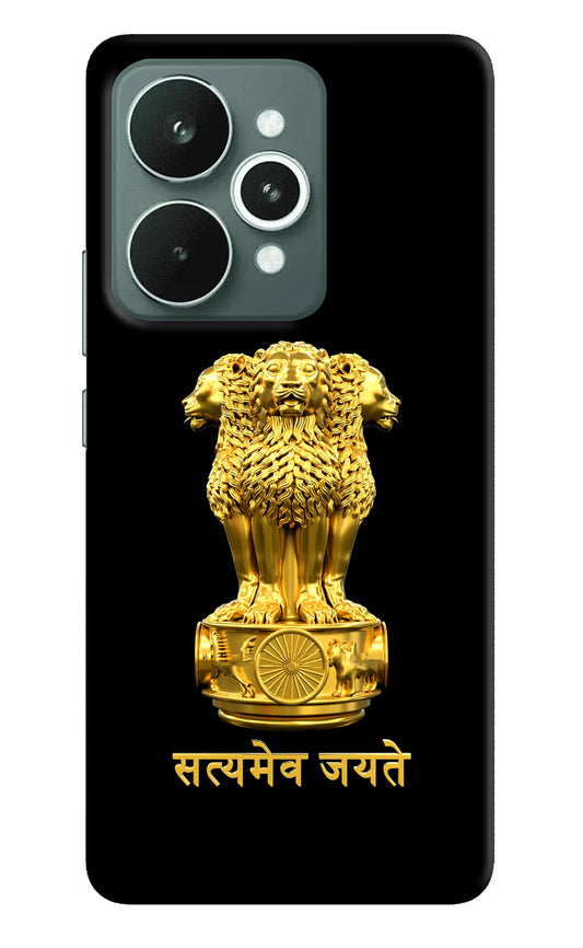 Satyamev Jayate Golden Realme 15 Hard Case Back Cover by Casekaro