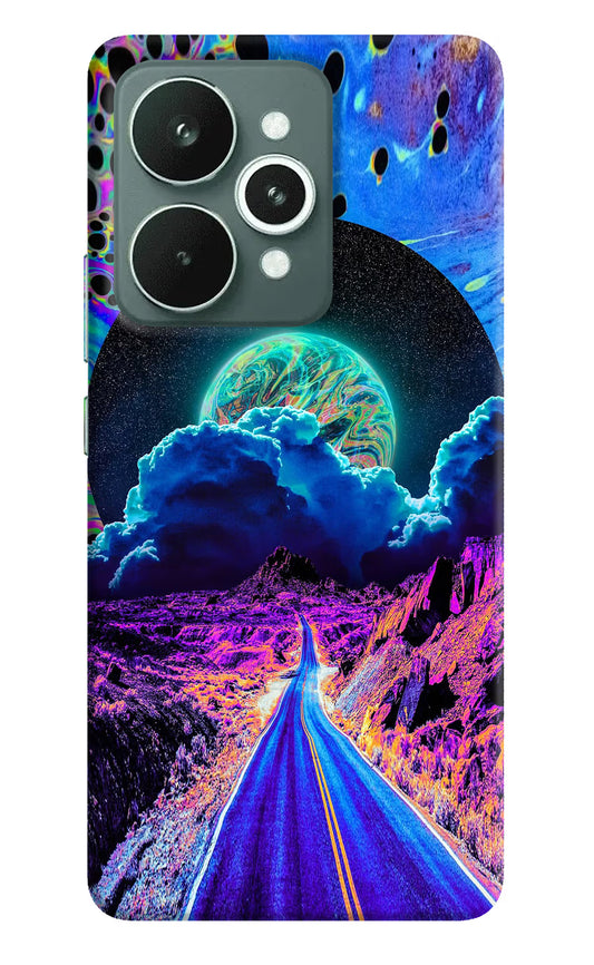 Psychedelic Painting Realme 15 Hard Case Back Cover by Casekaro