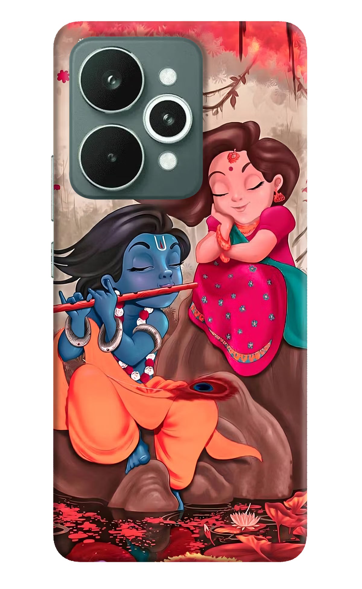 Radhe Krishna Realme 15 Hard Case Back Cover by Casekaro