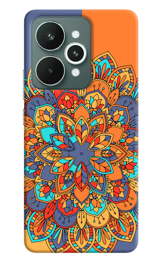 Color Mandala Realme 15 Hard Case Back Cover by Casekaro