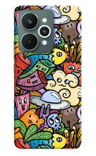 Veggie Doodle Realme 15 Hard Case Back Cover by Casekaro