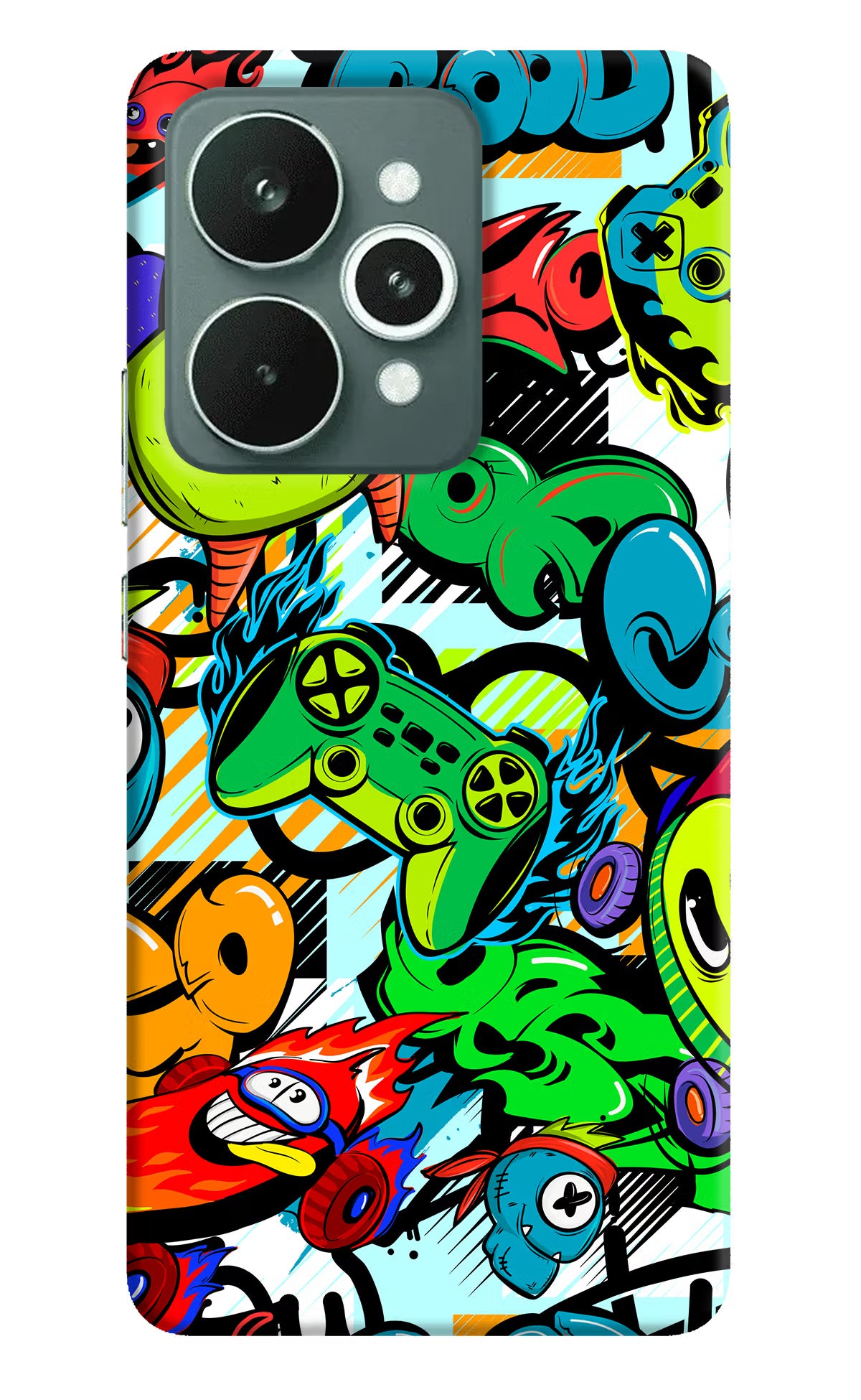 Game Doodle Realme 15 Hard Case Back Cover by Casekaro