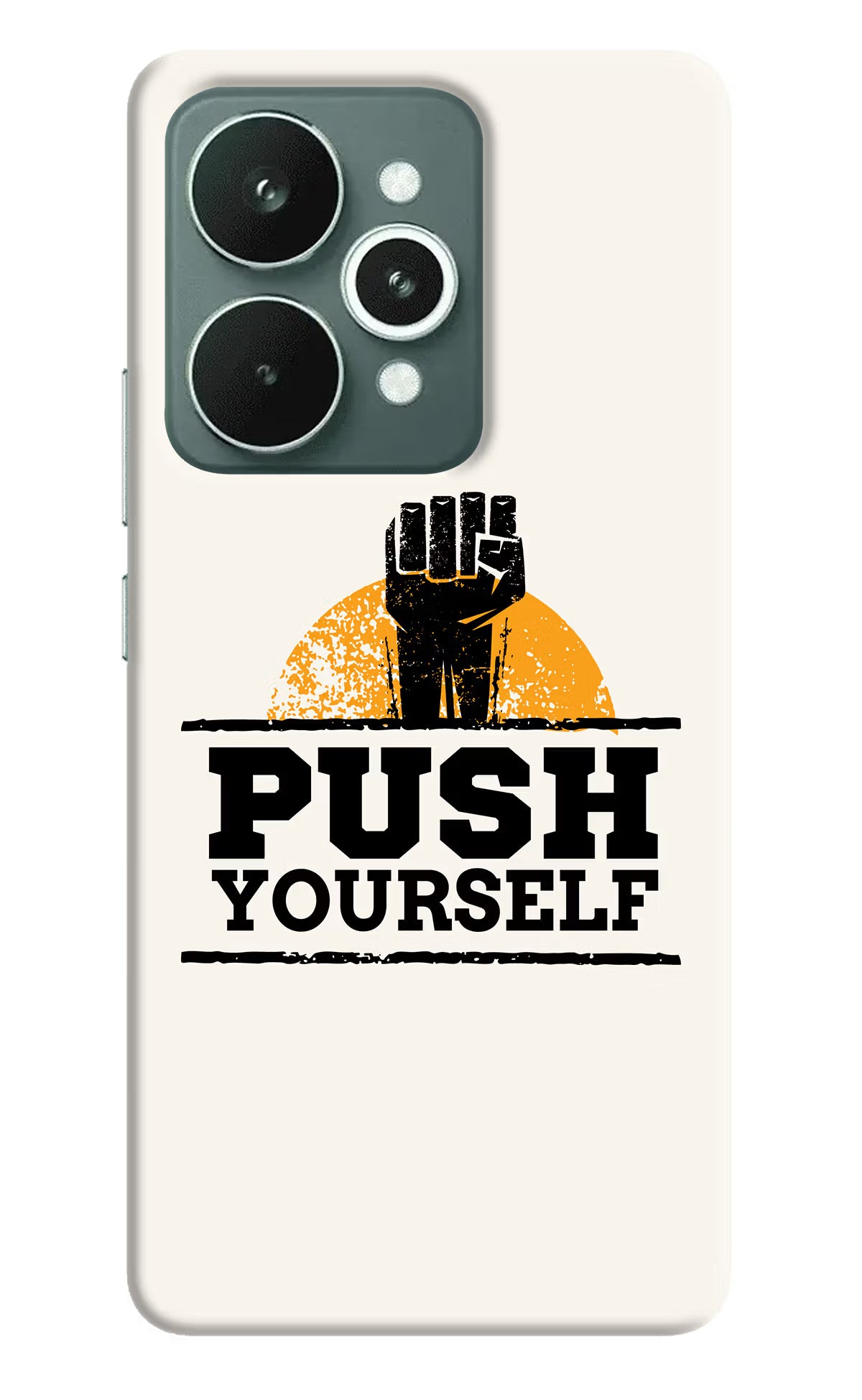Push Yourself Realme 15 Hard Case Back Cover by Casekaro