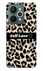 Leopard Print Self Love Realme 15 Hard Case Back Cover by Casekaro