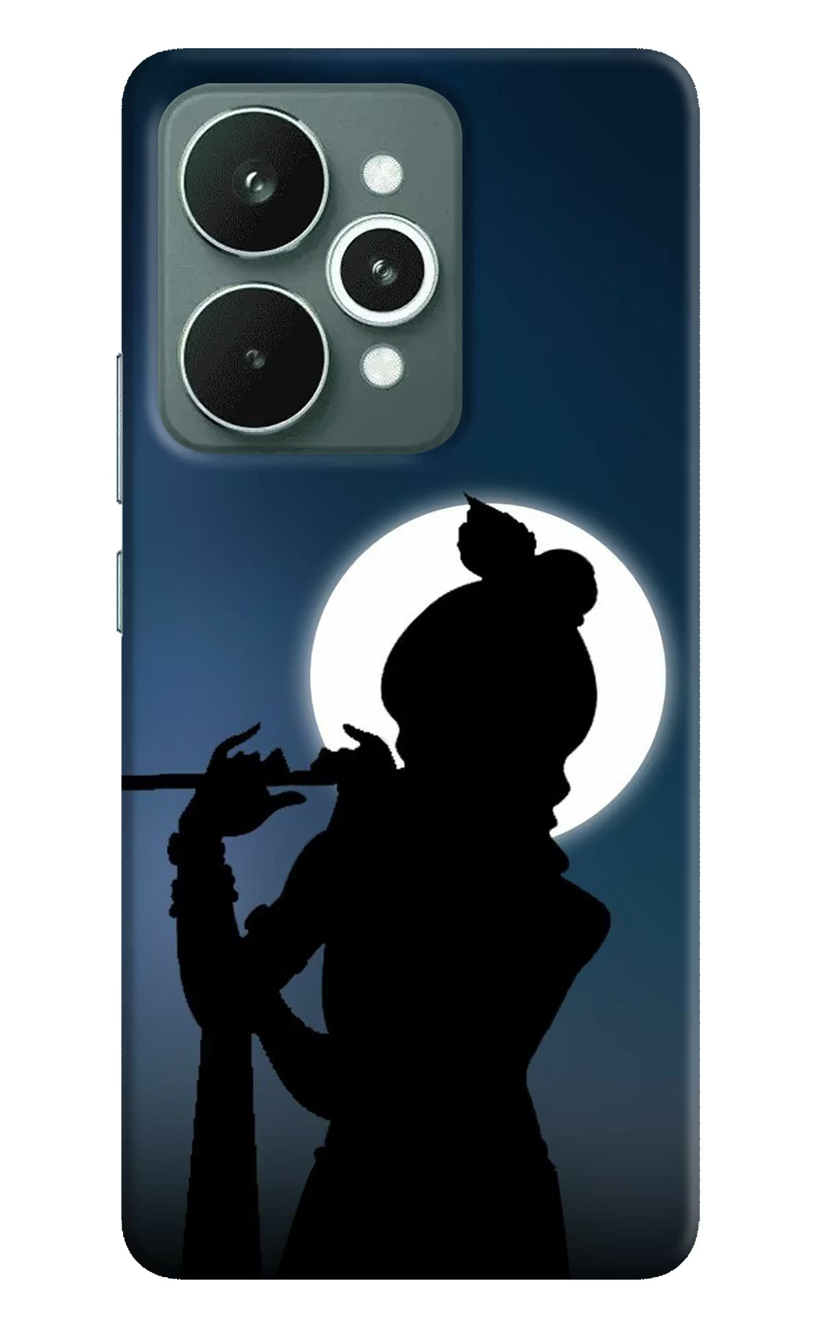 Shri Krishna Silhouette Realme 15 Hard Case Back Cover by Casekaro