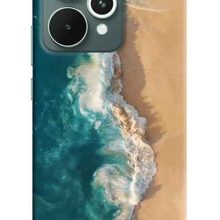 Ocean Beach Realme 15 Hard Case Back Cover by Casekaro