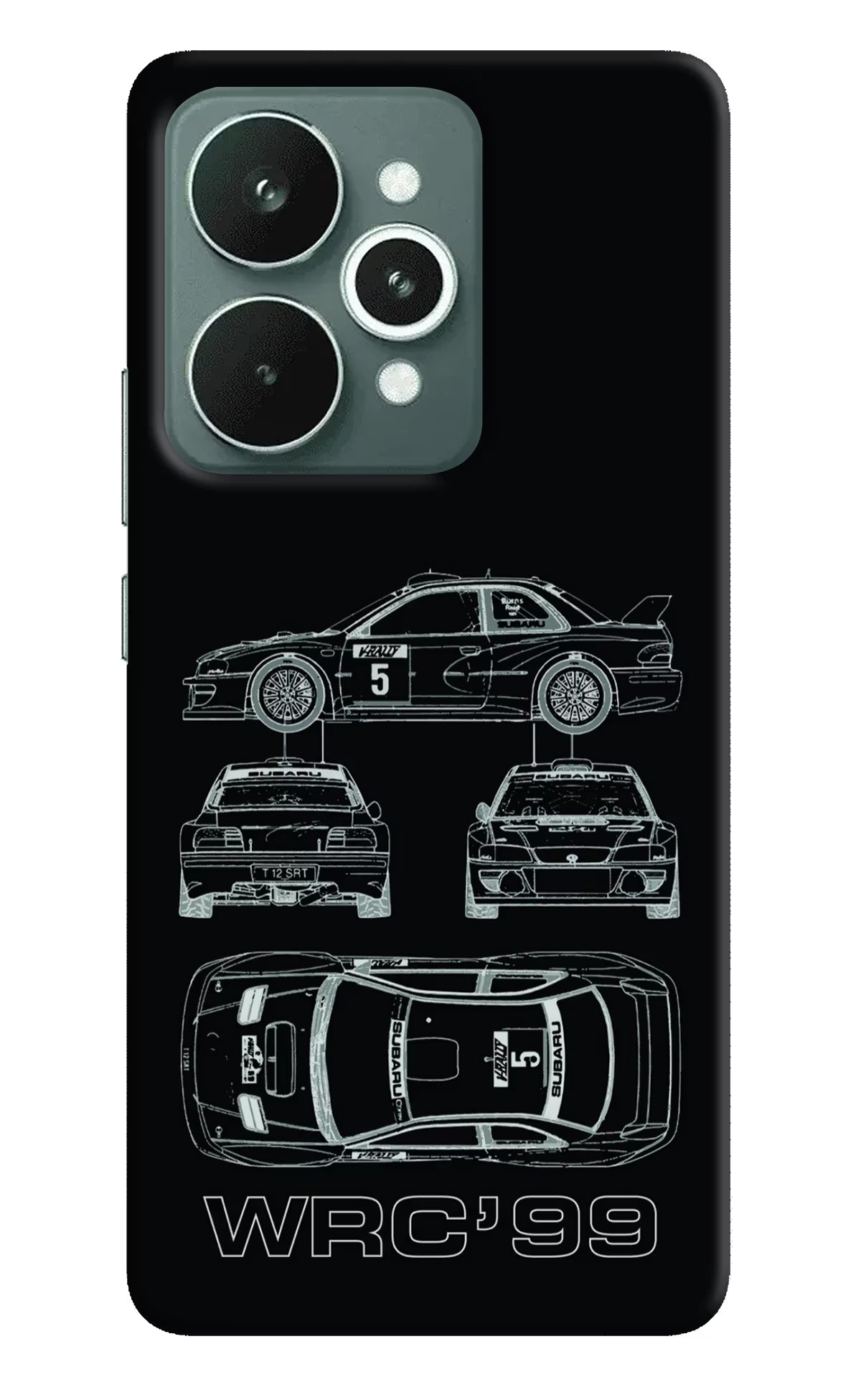 WRC'99 Realme 15 Hard Case Back Cover by Casekaro