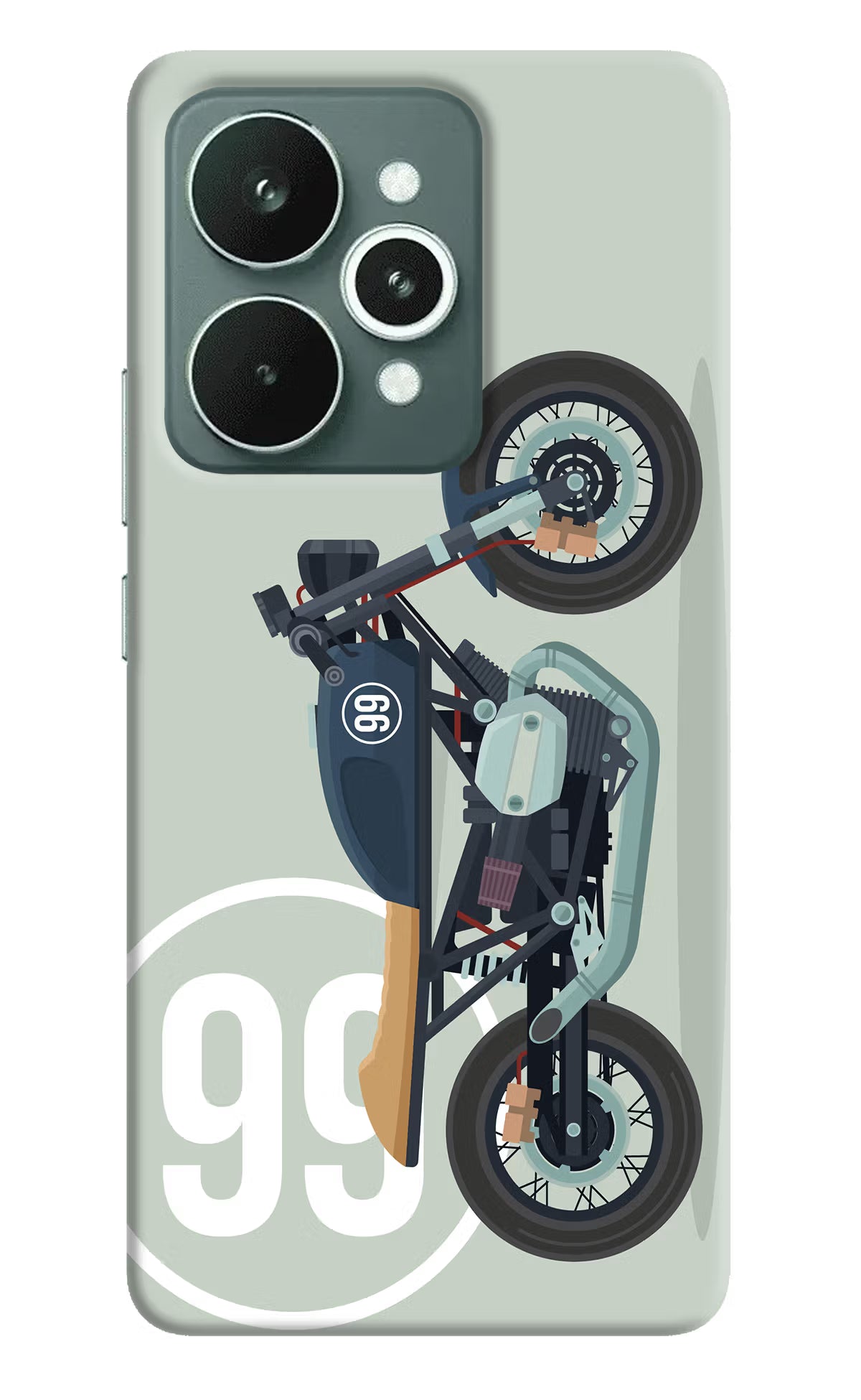 Classic Cafe Racer 99 Realme 15 Hard Case Back Cover by Casekaro