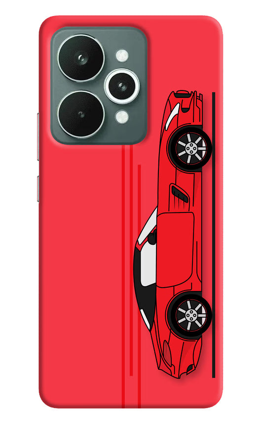 Red Velocity Realme 15 Hard Case Back Cover by Casekaro