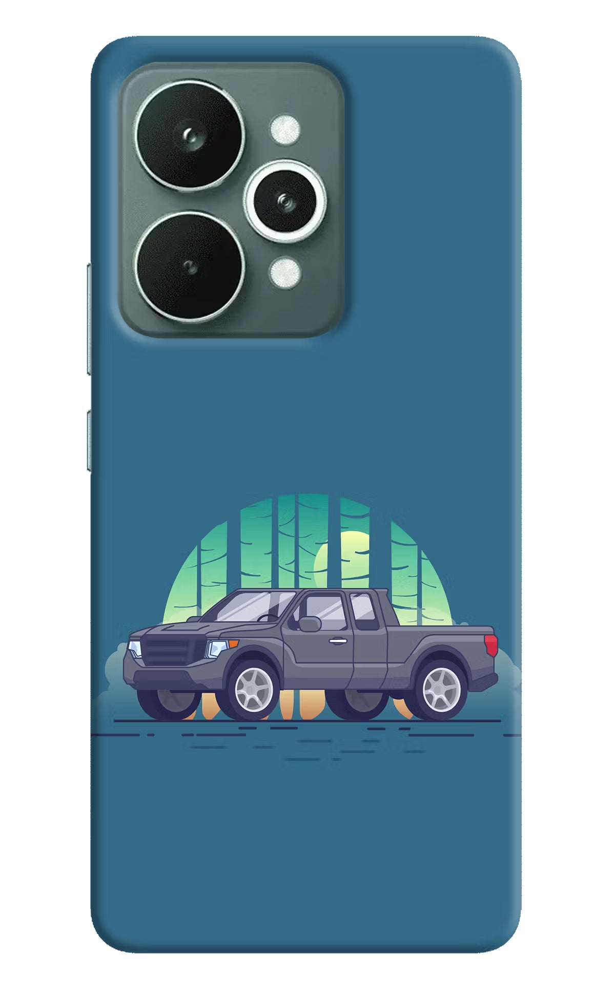 Retro Garage Vibe Realme 15 Hard Case Back Cover by Casekaro