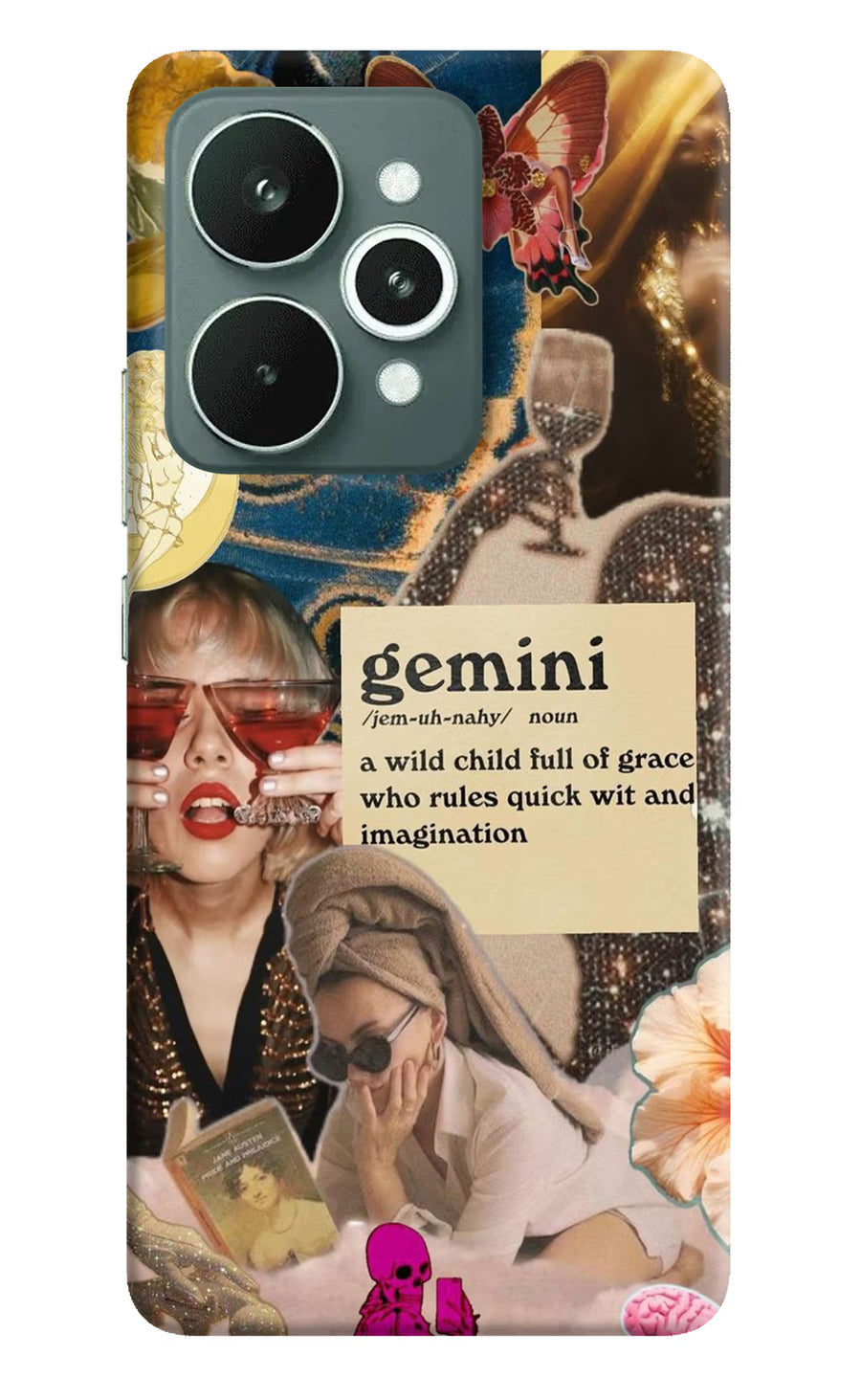 Gemini Zodiac Realme 15 Back Cover, Hard case