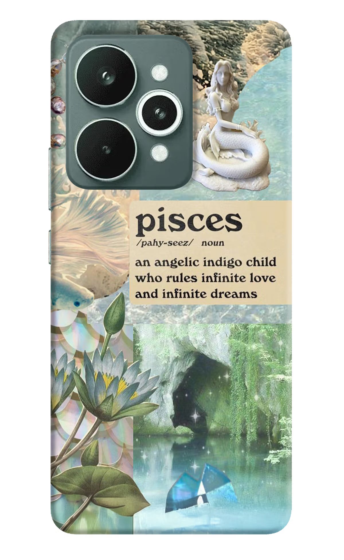 Pisces Zodiac Realme 15 Hard Case Back Cover by Casekaro