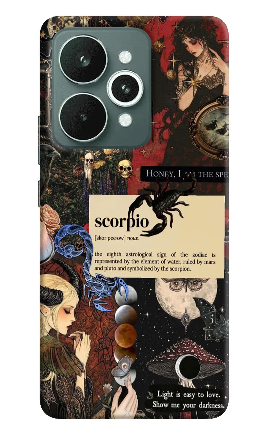 Scorpio Zodiac Realme 15 Back Cover, Hard case