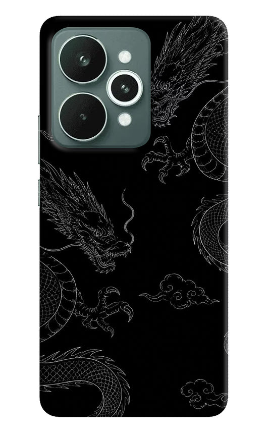 Twin Dragons Realme 15 Hard Case Back Cover by Casekaro