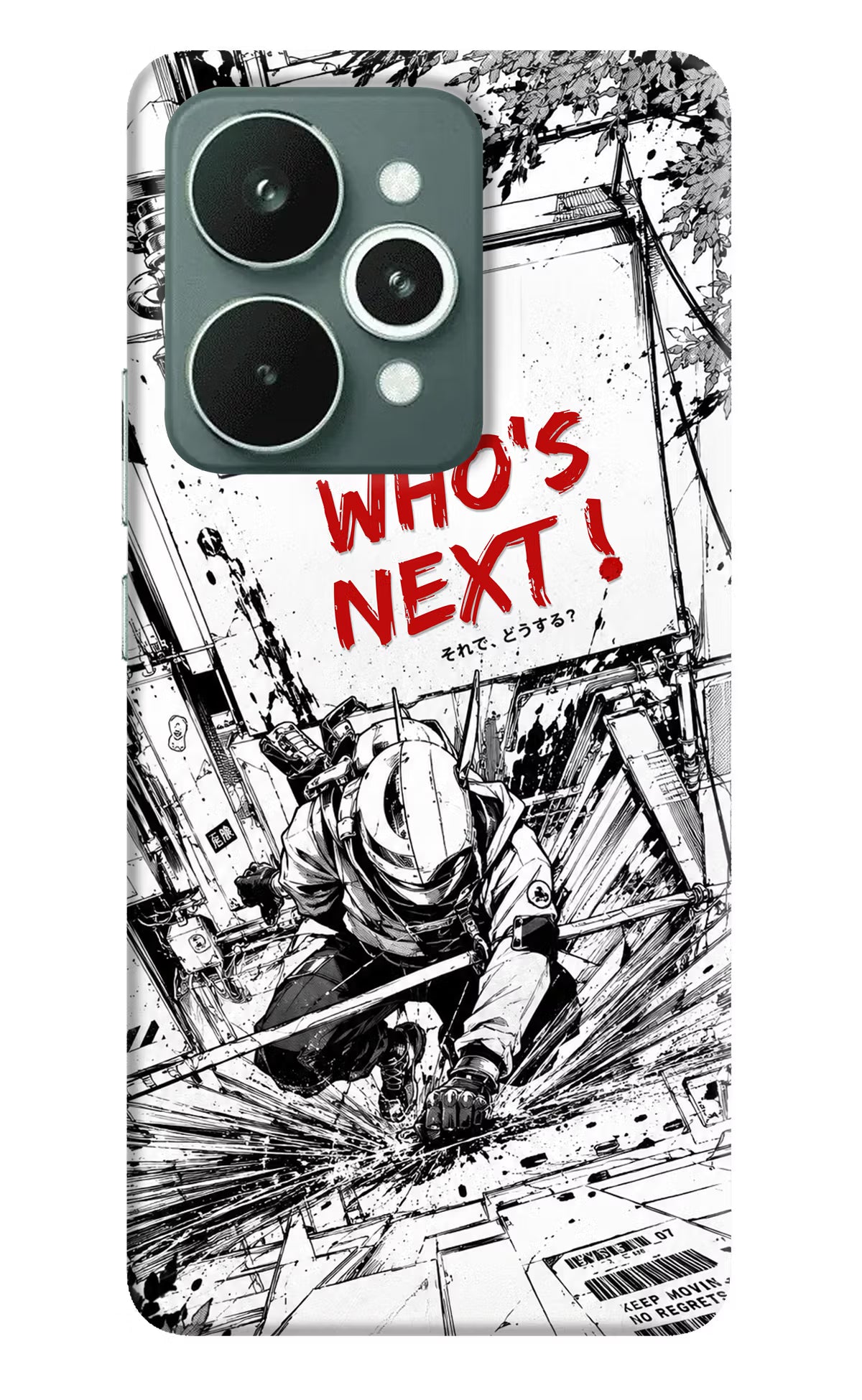 Who's Next Realme 15 Hard Case Back Cover by Casekaro