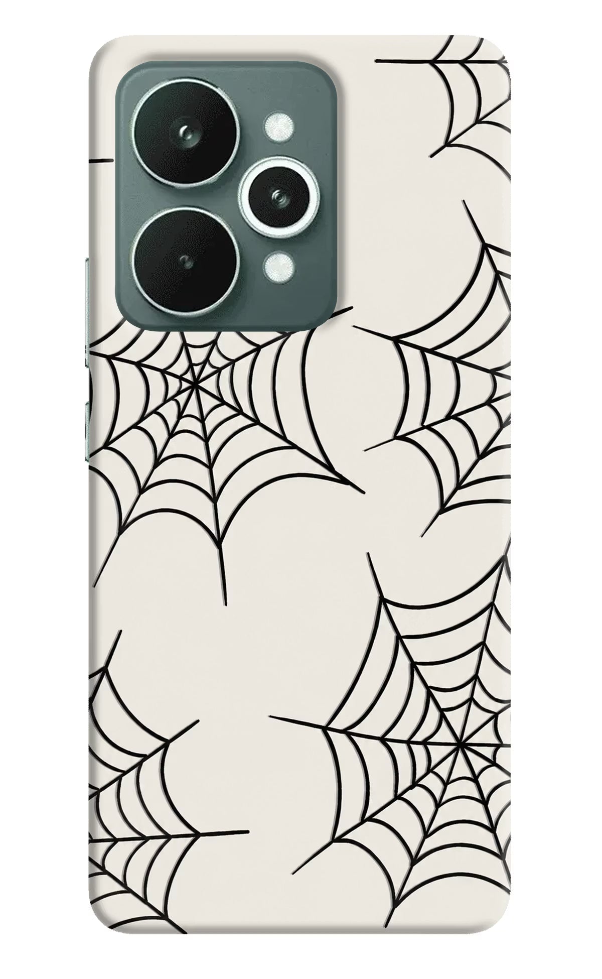 Spider Web Realme 15 Hard Case Back Cover by Casekaro