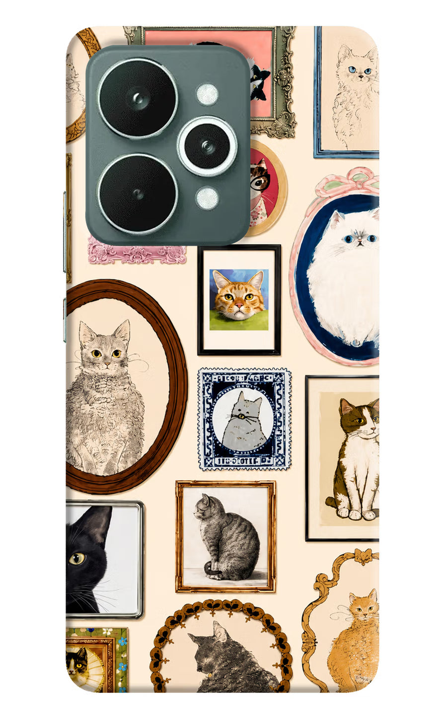 Mirror Cats Realme 15 Back Cover, Hard case