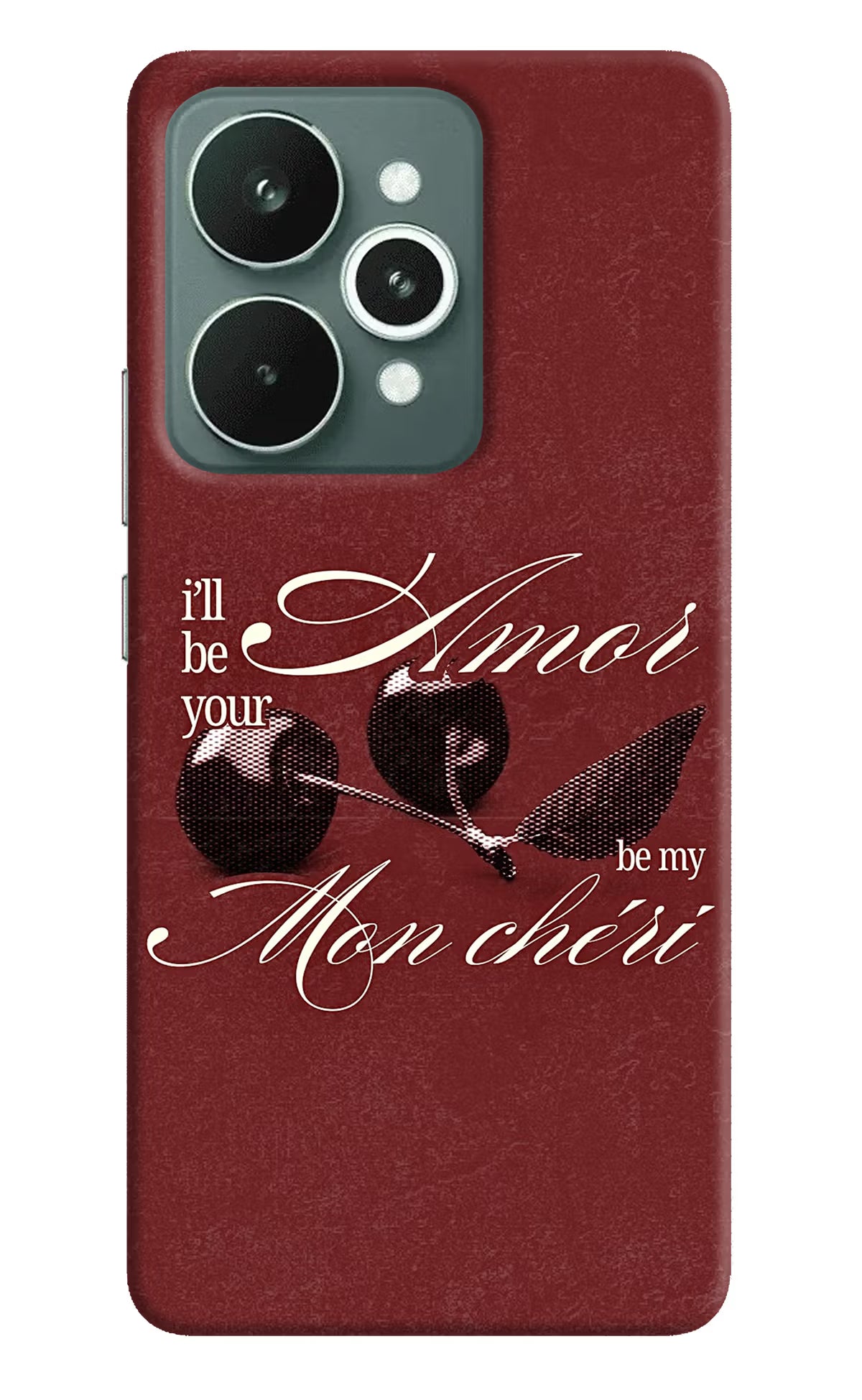 Velvet Cherry Realme 15 Back Cover