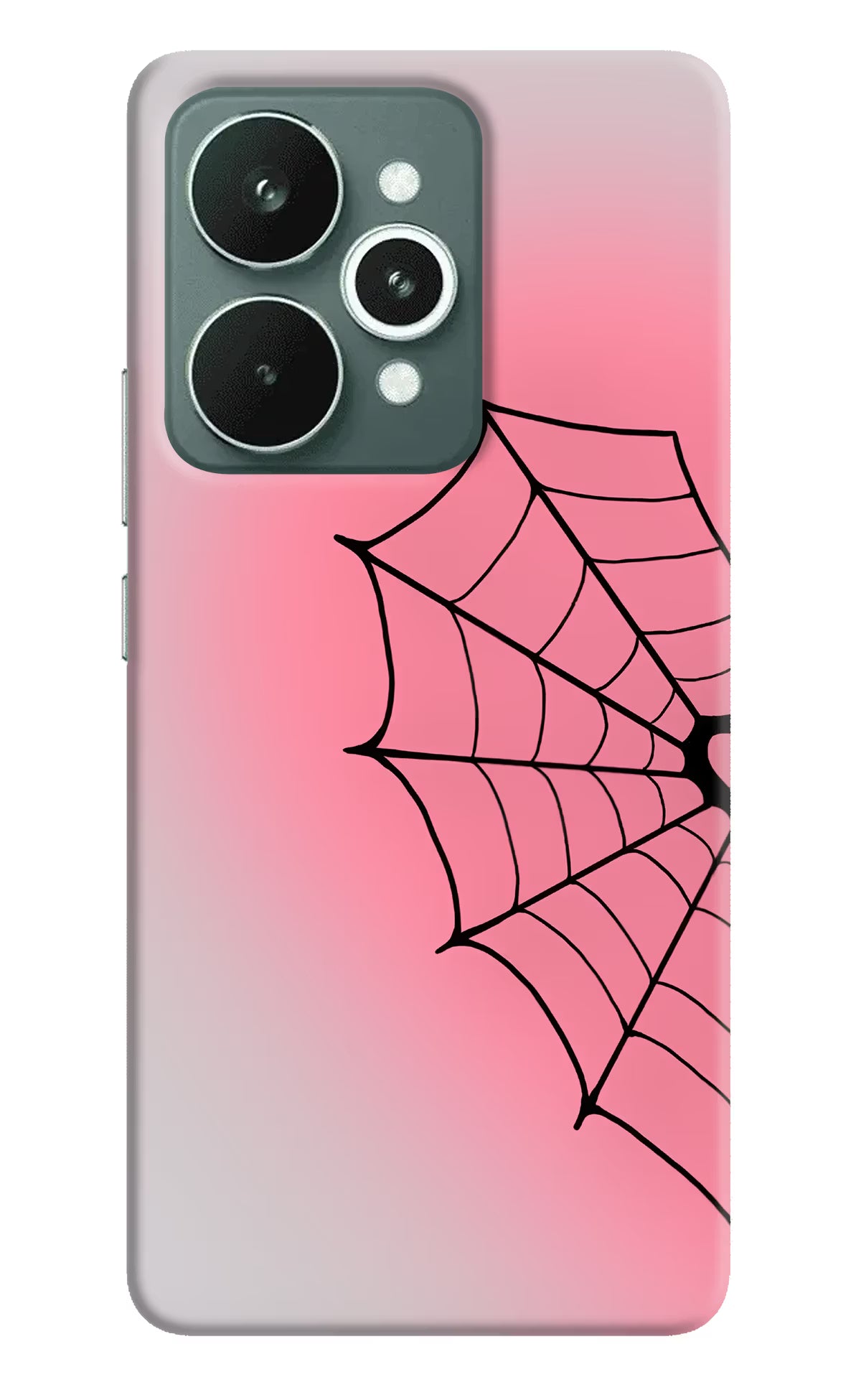 Pink Web Realme 15 Back Cover