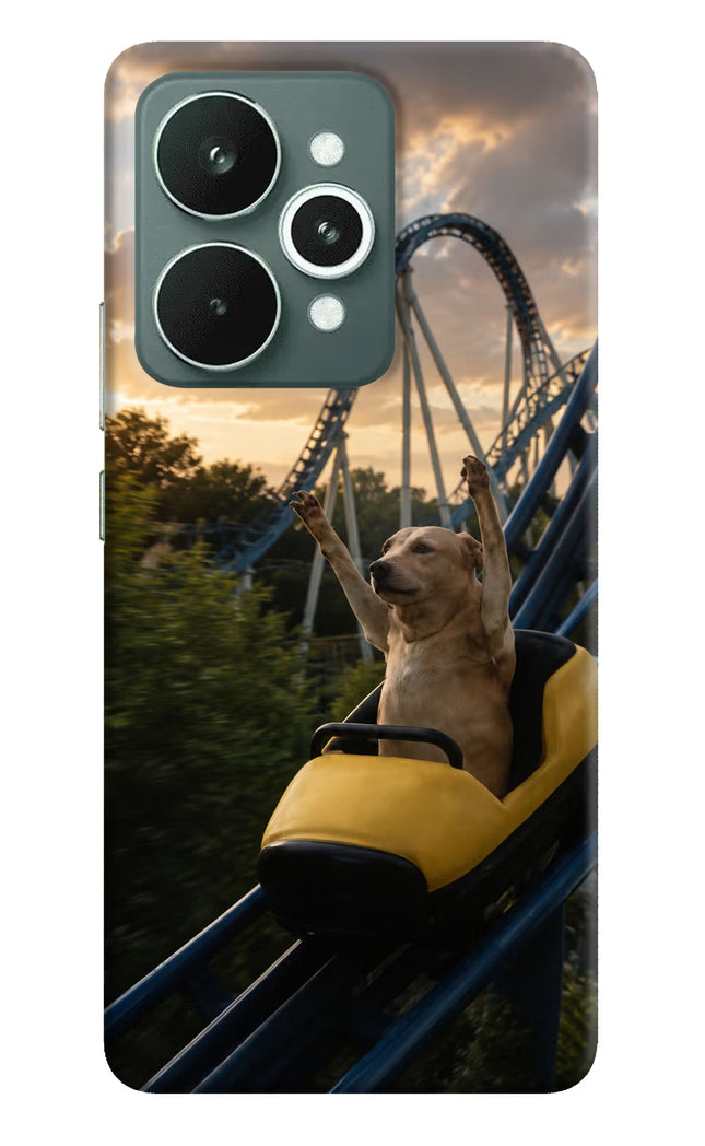 Rollercoaster Dog Realme 15 Hard Case Back Cover by Casekaro