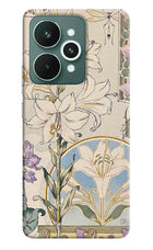 White Lily Realme 15 Hard Case Back Cover by Casekaro