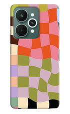 Wavy Grid Realme 15 Hard Case Back Cover by Casekaro